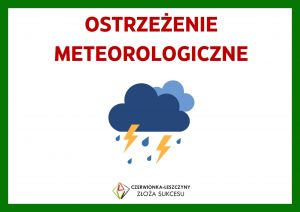 Ostrzeżenie meteorologiczne - burze